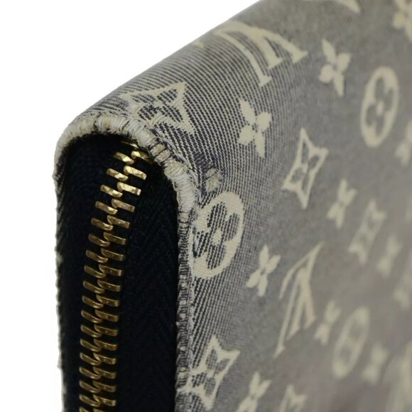 LOUIS VUITTON LV Zippy Wallet Monogram Ideal Canvas Leather Gray - Picture 6 of 16
